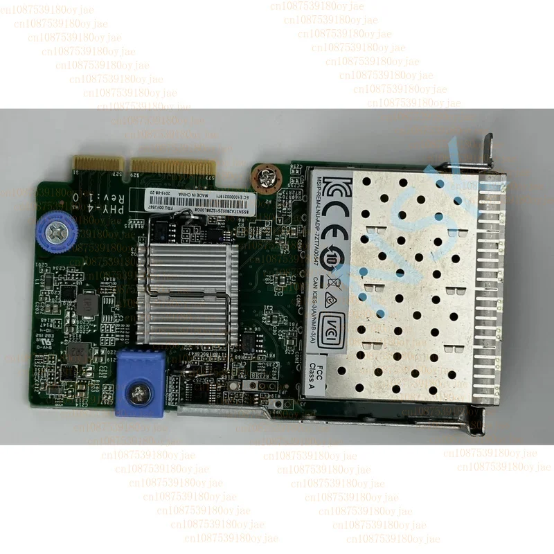 Оригинальный 00YJ567 0YJ567 ДЛЯ LENOVO THINKSYSTEM X722 NIC10GB SFP + LOM 7ZT7A00547 Четырехпортовая база-адаптер T LOM Оптическая карта
