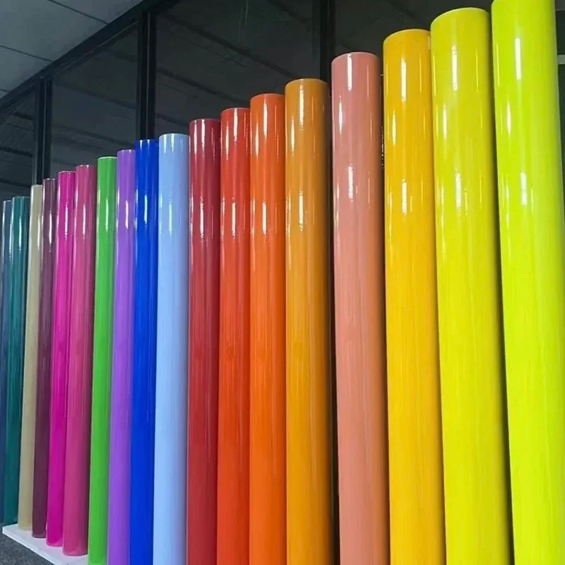 Car Wrap Stickers Color Change Vinyl Film TPU Bubble Free Auto Self Adhesive Sticker Car Accessories Decoration