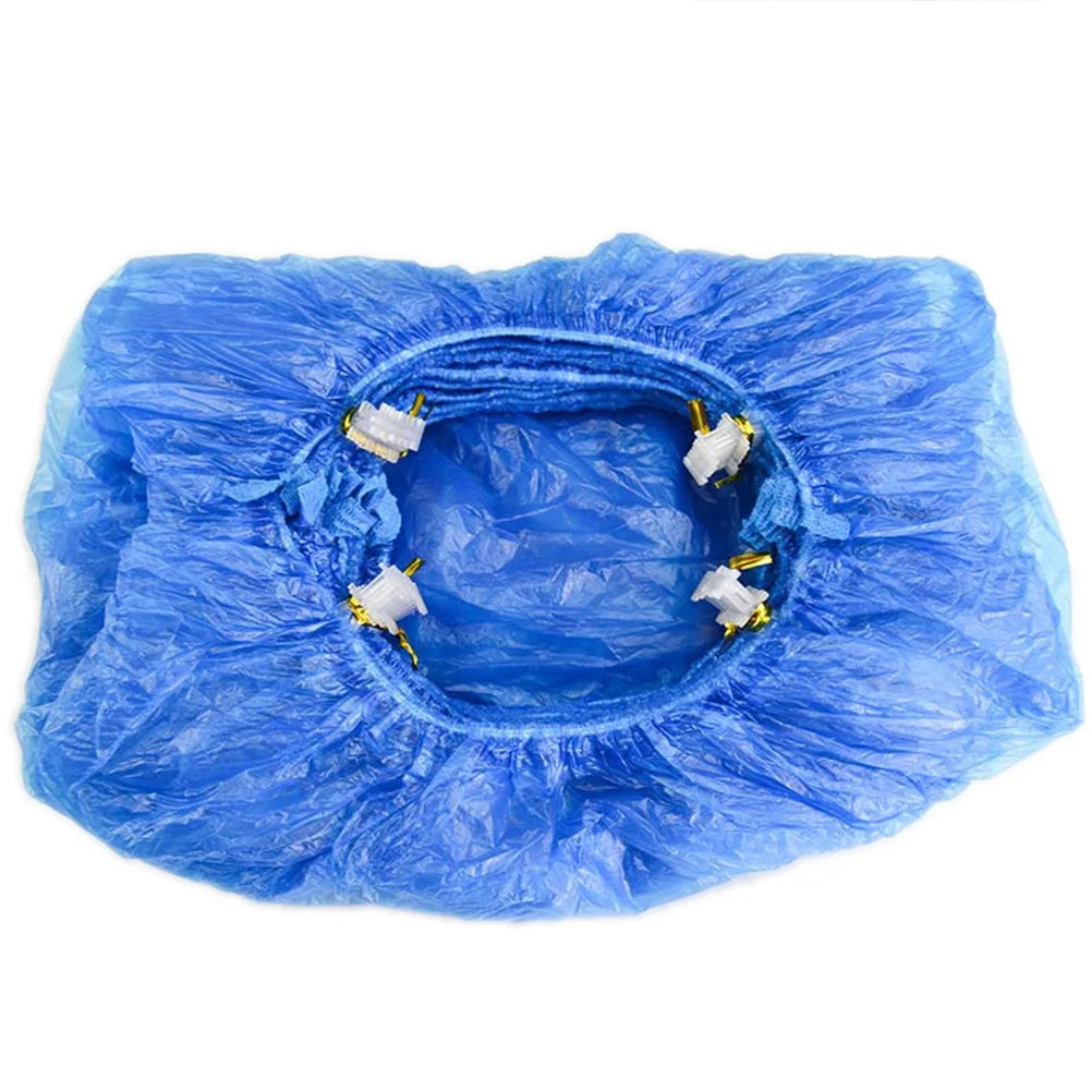 100Pcs Shoe Covers Plastic Disposable Durable Nonslip Compatible Automatic Shoe Cover Machine Home Office Factory Use