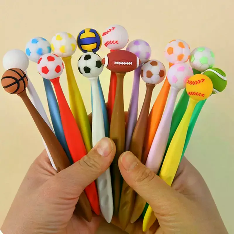 Cartoon Cute Soccer Basketball Balls Eraser Kids Colorful Stationery School Supplies Home Decor Children Gift