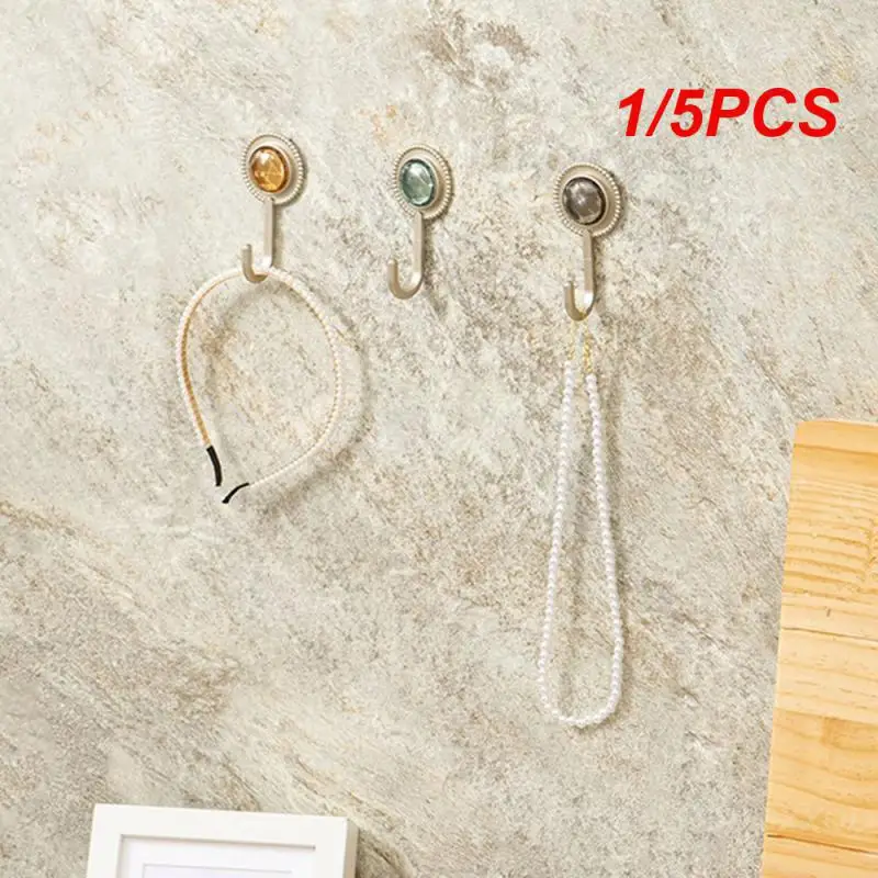 1/5PCS Hook Up Bags Simple Home Furnishing Kitchen Wall Hanging Portable Light Luxury Storage No Trace Door Practical