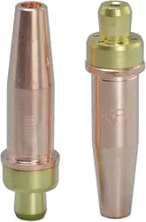 Propane Natural Gas Cutting Tips 3-GPN Size 1 & 3-GPN-1 Fit Victor-style Oxygen Oxy Oxyfuel Cutter Torch Made of Copper 2pk