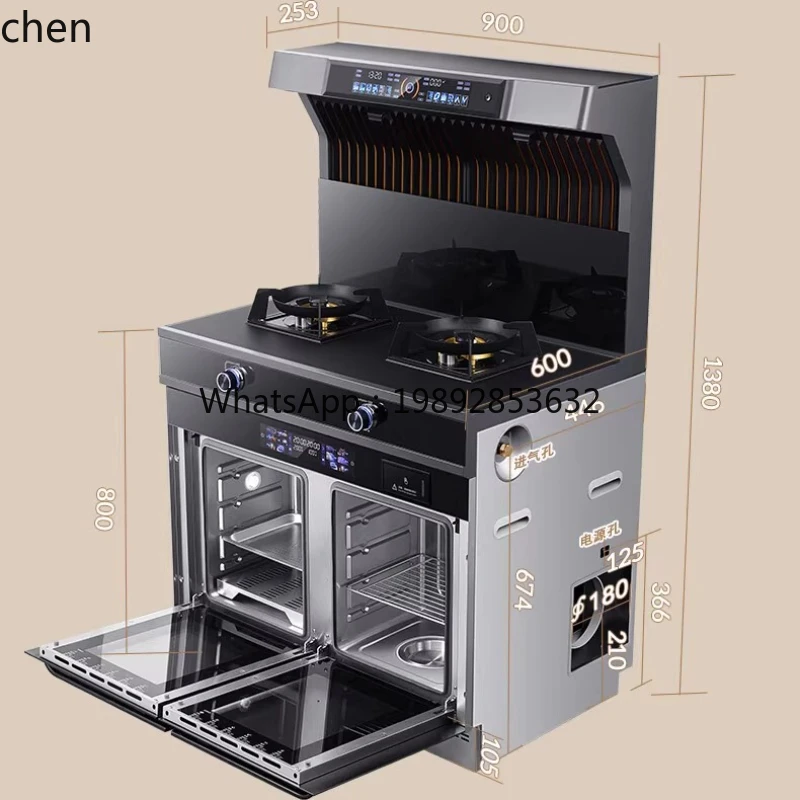 KX  household frequency conversion steam oven disinfection cabinet gas stove one electricity and one ceramic pure electricity