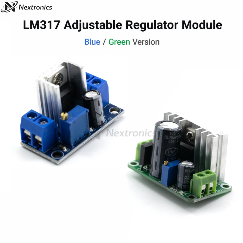 1PCS LM317 LM317T Adjustable Linear Voltage Regulator Step Down Power Supply Module with Rectifier Filter