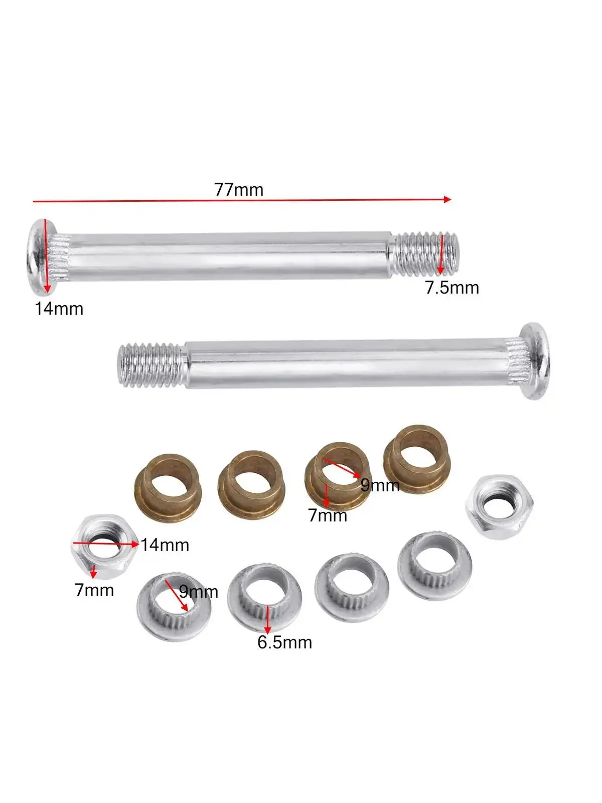 Kit de réparation de charnière de porte, goupille de charnière de porte, kit de bague, Jeep Grand Traff1993, 1994, 1995, 1996, 1997, 1998