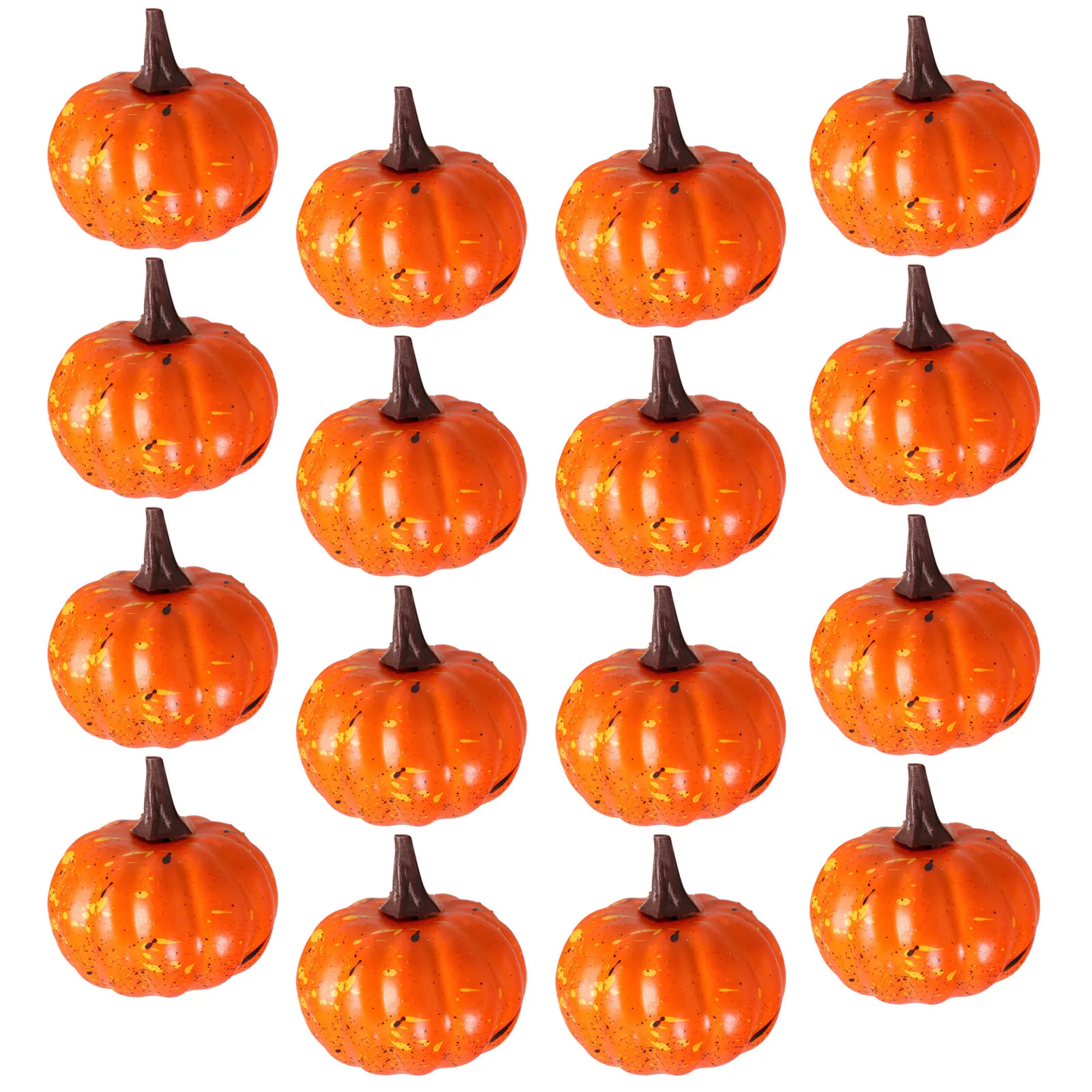 

16Pcs Artificial Foam Pumpkins Realistic Fall Harvest Decorations Halloween Thanksgiving Party Home Decor Party Decoration