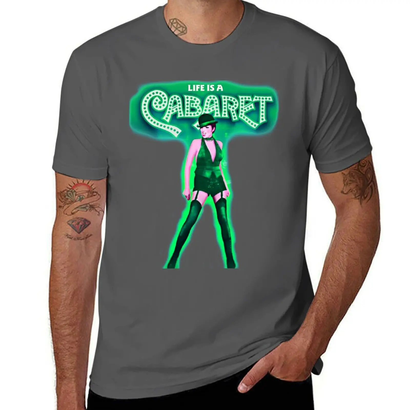 

Liza Minnelli - Cabaret Beauty T-Shirt printed t shirts for man g man t shirts for men t shirts for man pack cotton T-Shirt