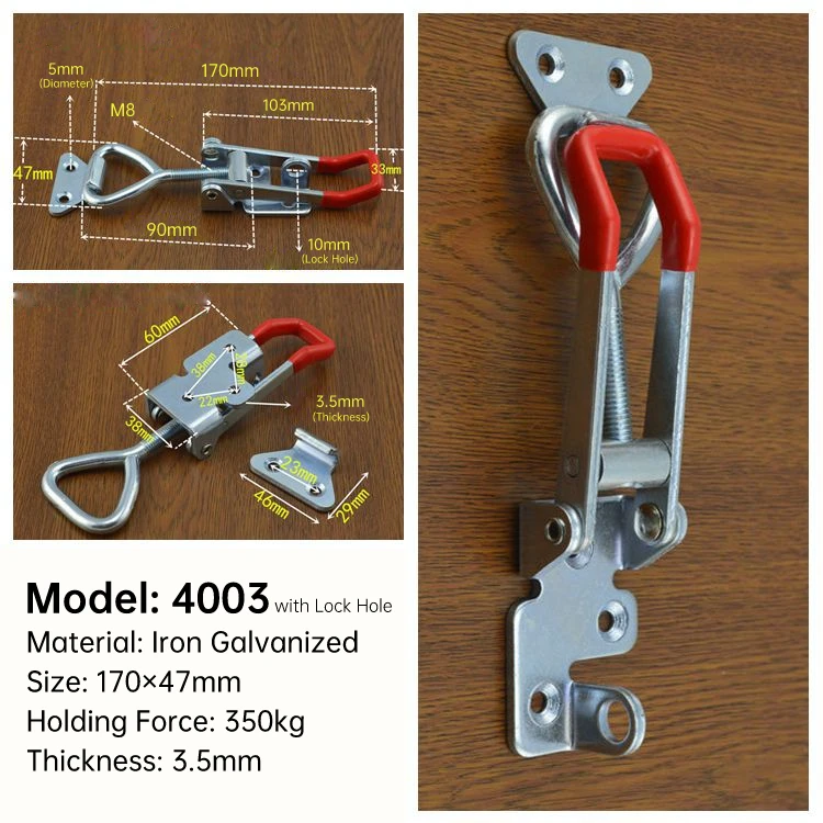 Adjustable Toggle Latch Clamp 4001 220 Lbs Holding Capacity, Heavy Duty Quick Release Pull Latch Toggle Clamp Home Hardware