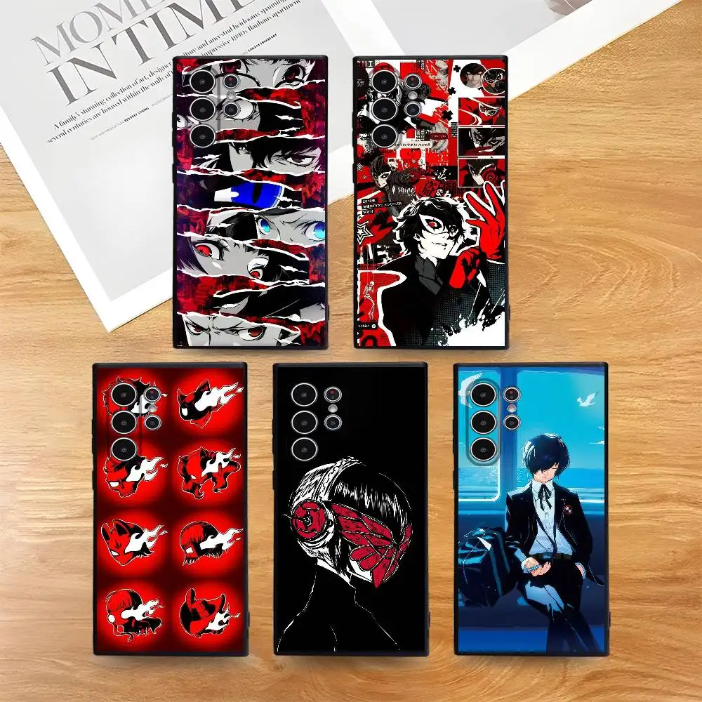 Чехол для телефона Anime P-P-PersonaS для Samsung S series s21 s22 s23 s24 s25 FE Plus Ultra TPU, мягкий и приятный для кожи чехол Чехол для телефона Anime P-P-PersonaS для Samsung S series s21 s22 s23 s24 s25 FE Plus Ultra TPU, мягкий и приятный для кожи чехол
