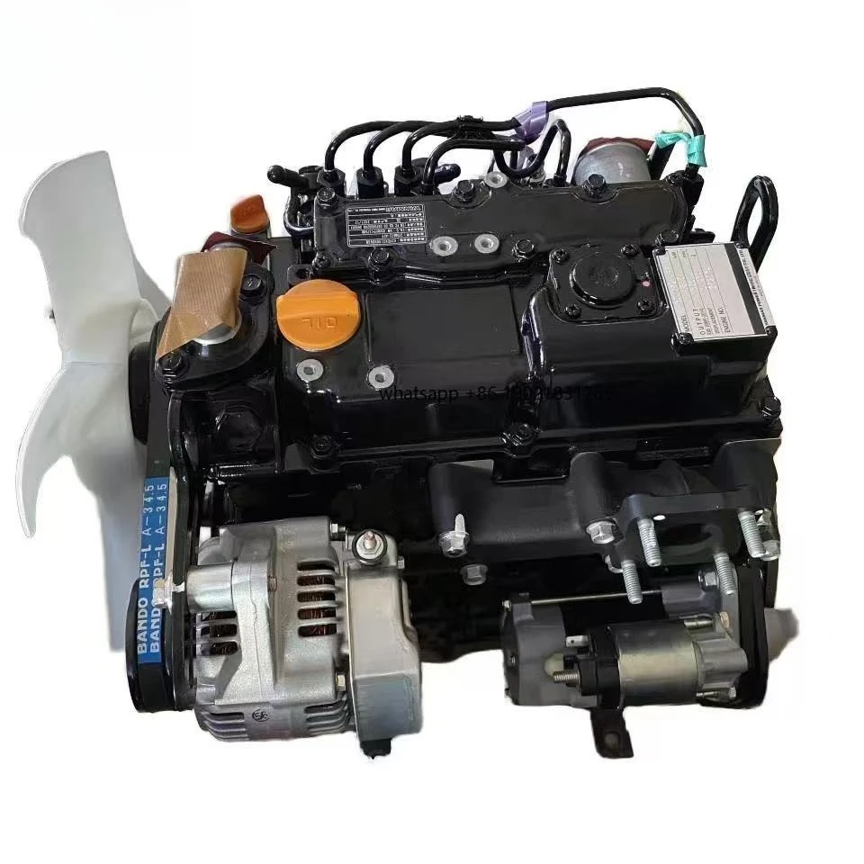 New Yanmar 3tnm72 Three-cylinder Engine for Excavators and Construction Machinery Steel Material