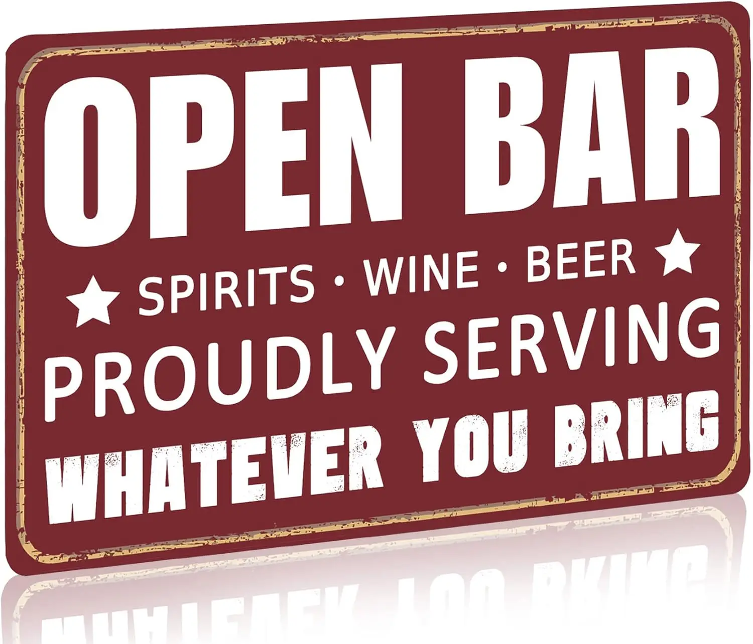Vintage Open Bar Tin Signs Cheers Metal Signs Funny Wall Decor Accessories For Home Bar Man Cave Backyard 8