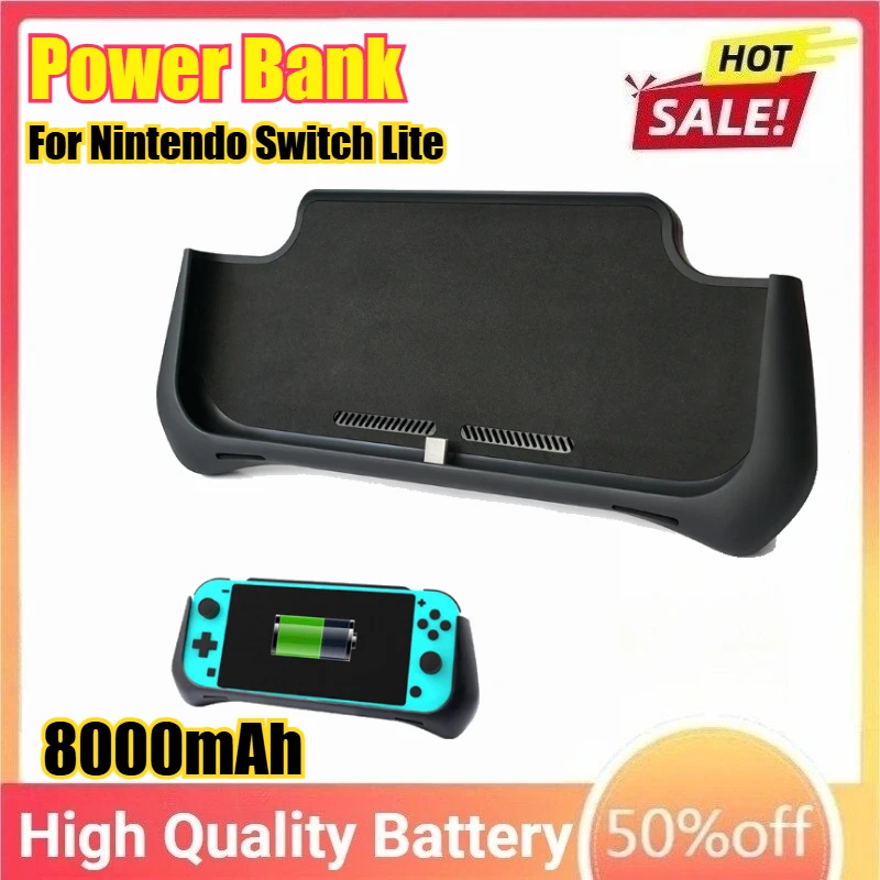 

8000mAh Power Bank Portable for Nintendo Switch Lite Fast Charging Charger Station External Battery Pack Battery Charger Case