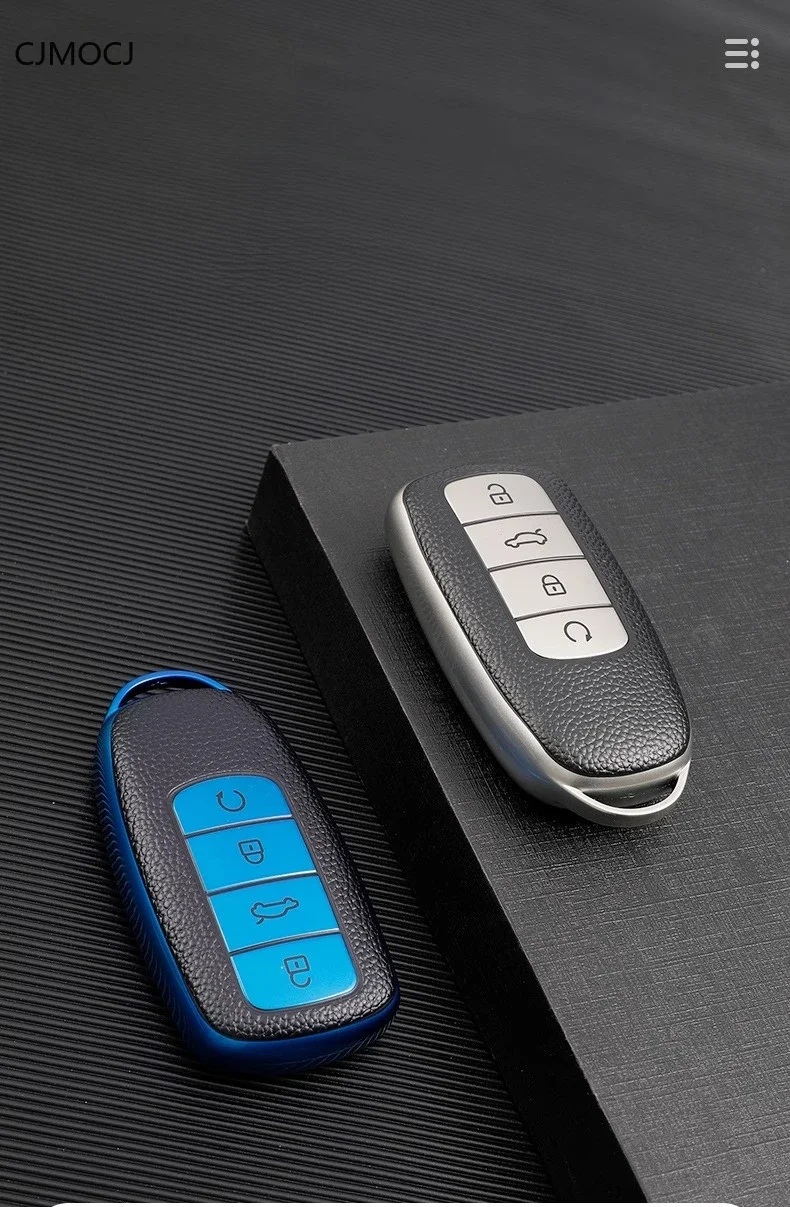 TPU Car Key Case Cover Holder Key Shell Buckle for Chery Tiggo 8 PRO/Omoda/Arrizo 8