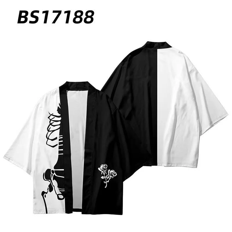 

Loose Fit Thin Short Sleeve Rock T-Shirt Quick Dry Anime Cosplay Student Clothing Mountain Field Cool Shirt Animation Derivative