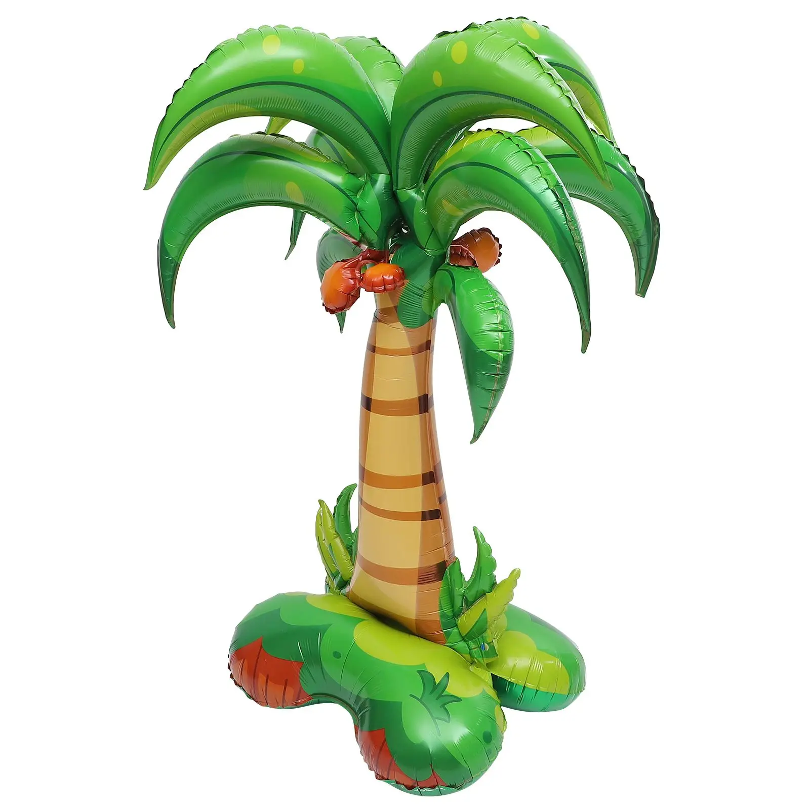 

Coconut Tree Balloon 3D Luau Decor Girl Room Foil Palm Party Aluminum Film Lightweight Cartoon Animal Theme Indoor Outdoor