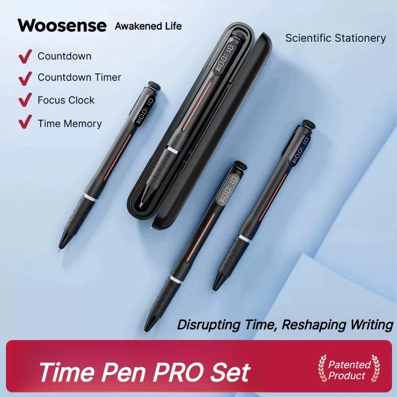 

Time Pen Wushe countable gel pen, high-tech, smooth and quick-drying, INS test pen 0.5mm blacknery for Notes & Homework Writing.
