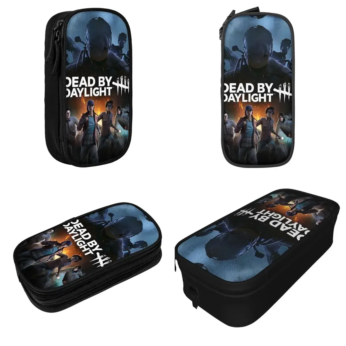 Game Deads By Daylights Pencil Cases Classic Dawn Killer Hunting Pen Bag Student Big Capacity Students School Gifts Pencilcases