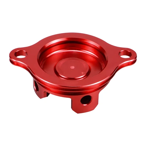 Motocicleta para Honda CRF250R CRF 250R 2010 2011 2012 2013 2014 2015 2016 2017 NICECNC tapa de filtro de aceite accesorios de cubierta