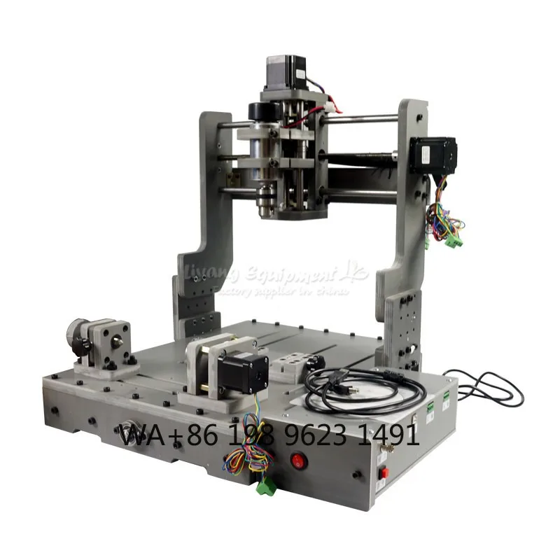 4 Axis 3040 4030 Mini CNC Router High Speed USB Wood Carving Machine for PCB Acrylic Rubber Processing