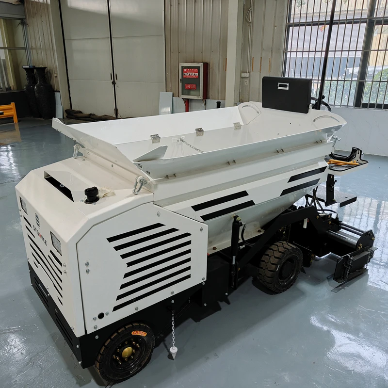 Portable Automatic Asphalt 90cm-1meter Width Asphalt Paving Machine 1.2 M Asphalt Concrete With 100mm Paving Thickness