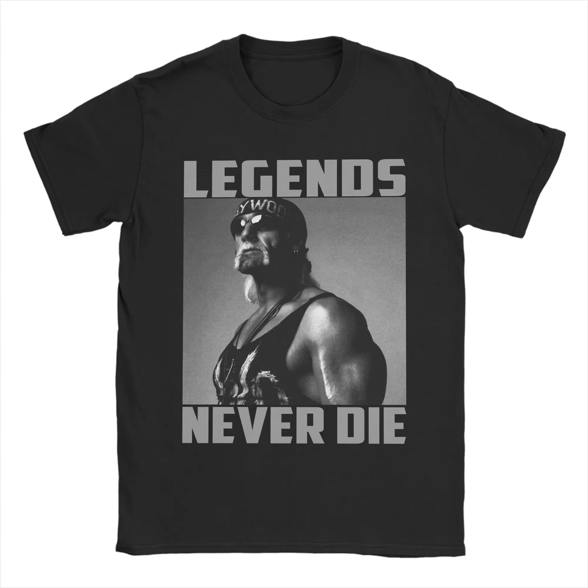 Interesting Graphic Print Remember Wrestling Legend T-shirt Y2K Neutral Cotton T-shirt Short-sleeved Clothing