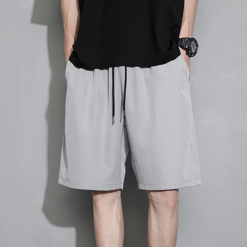 

Men's Outdoor Cycling Sports Sweat Absorbing Quick Drying Five Quarter Pants Summer Fashion Loose Lightweight Breathable Shorts