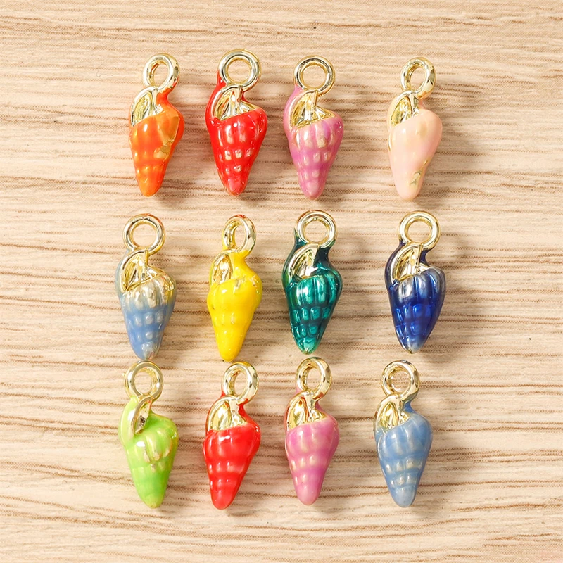 5 Stück 14x15mm Cartoon 3D Emaille Meereslebewesen Hummer Anhänger für Schmuckherstellung Ohrringe Halsketten DIY Bastelzubehör – Detail 6