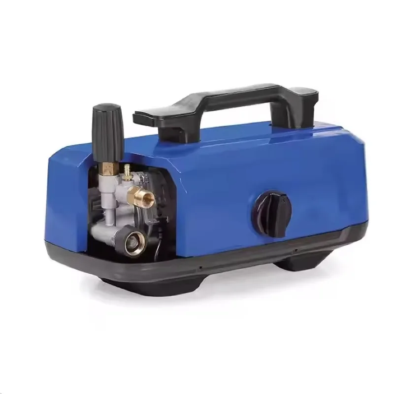 المحمولة 220 فولت الكهربائية 3 HP 120 بار ارتفاع ضغط آلة تنظيف المياه الباردة 500L / H معدل التدفق كفاءة المنزلية التجارية