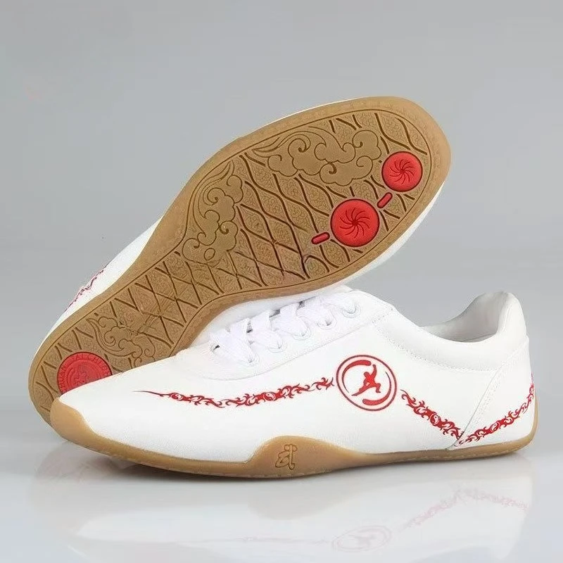 Male Canvas Couple Kung Fu Tai Chi Shoes Martial Art Shoe Man Sneakers Soft Non Slip Free Flexible Sole Men Women Shoes