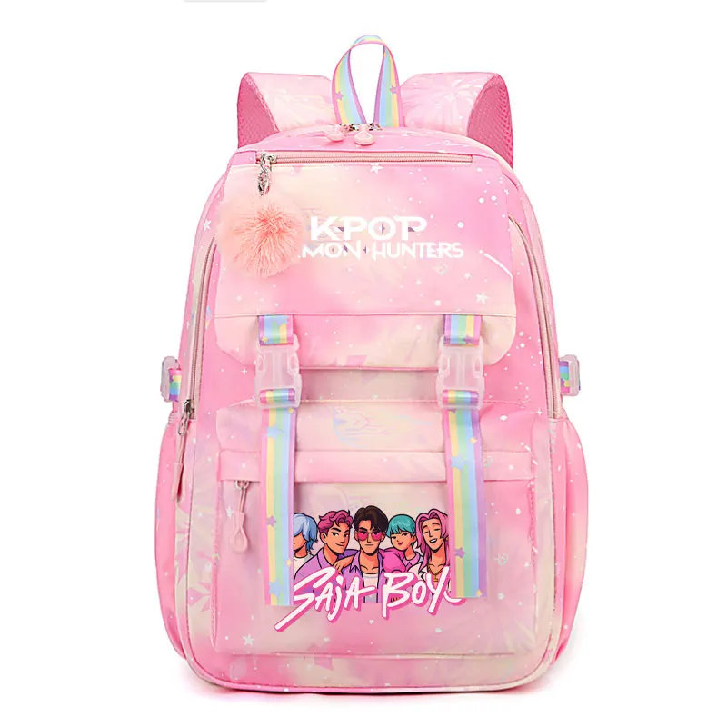 حقائب مدرسية للفتيات من KPop Demon Hunters Derpy Tiger HUNTR/X حقيبة ظهر مطبوعة للطلاب والأطفال أفضل هدية