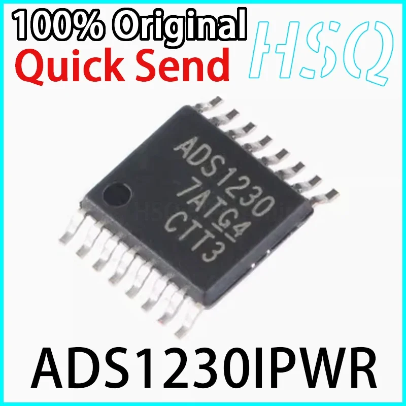 2PCS Original ADS1230IPWR ADS1230 TSSOP-16 Analog-to-digital Conversion Chip Brand New in Stock