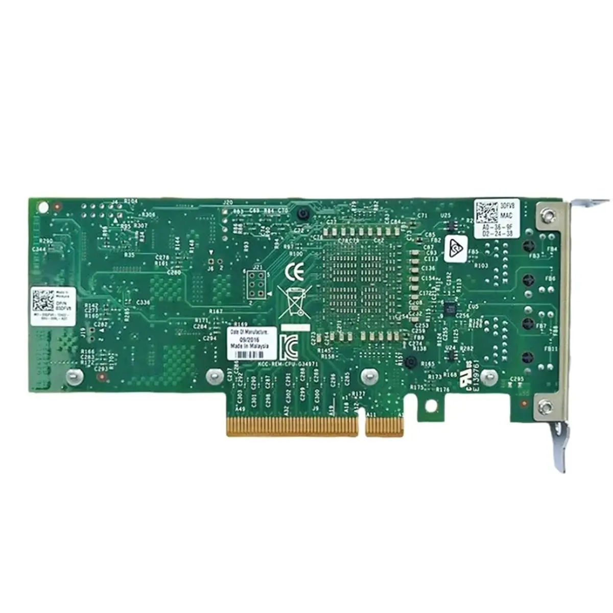 

Сетевая карта (A26M) X540-T2 с чипсетом X540, PCIe x8, двойным медным портом RJ45, 10 Гбит/с, Ethernet