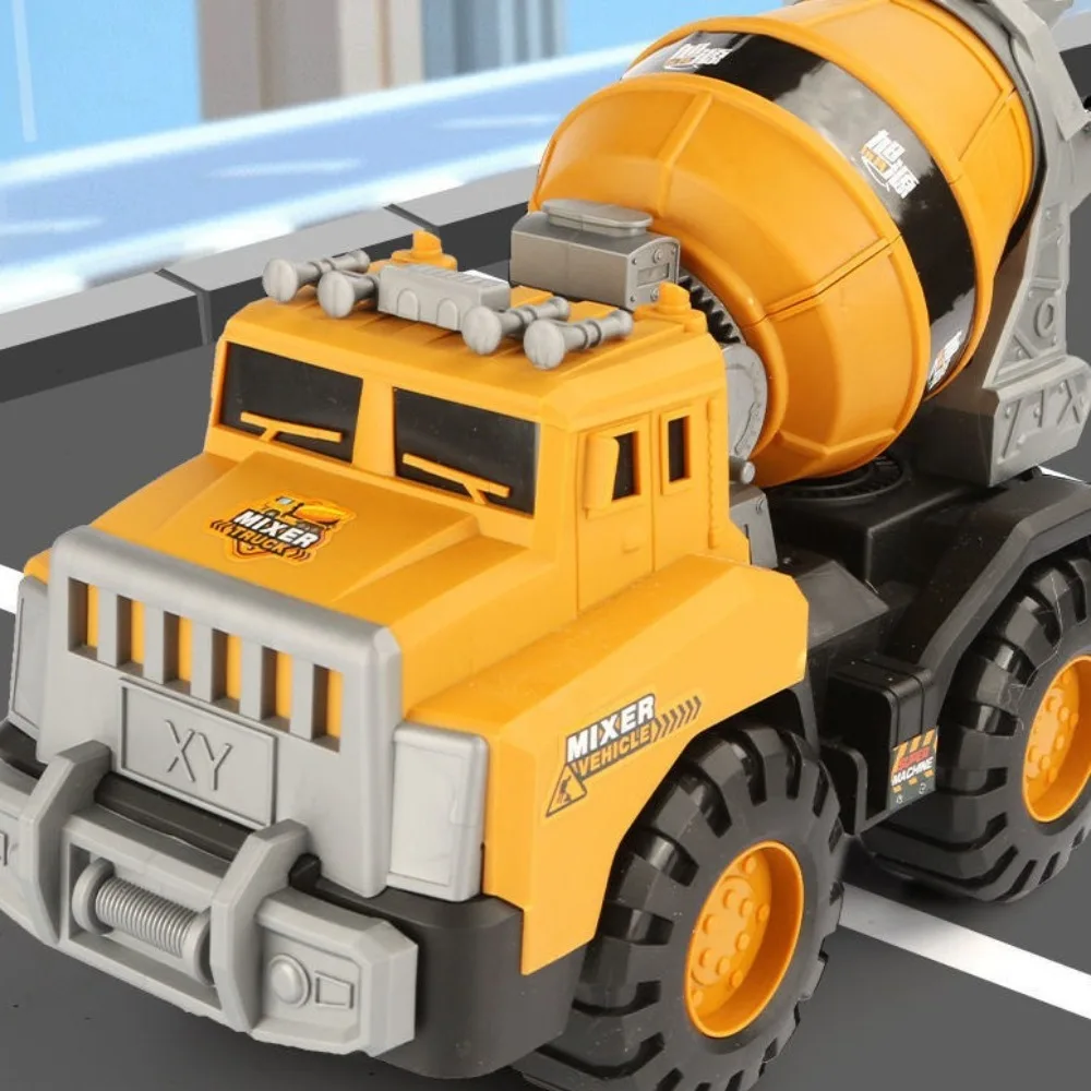 

Plastic Engineering Vehicle Toys Simulation Friction Powered Excavator Bulldozer Models Push and Go Car Mini