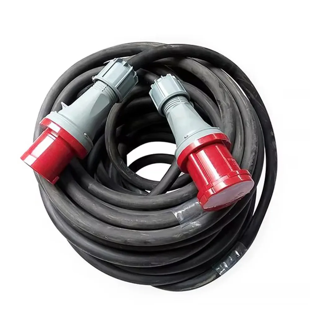 63A 5Core Industrial Power Supply Socket Copper Electrical Wire Cable 5meter