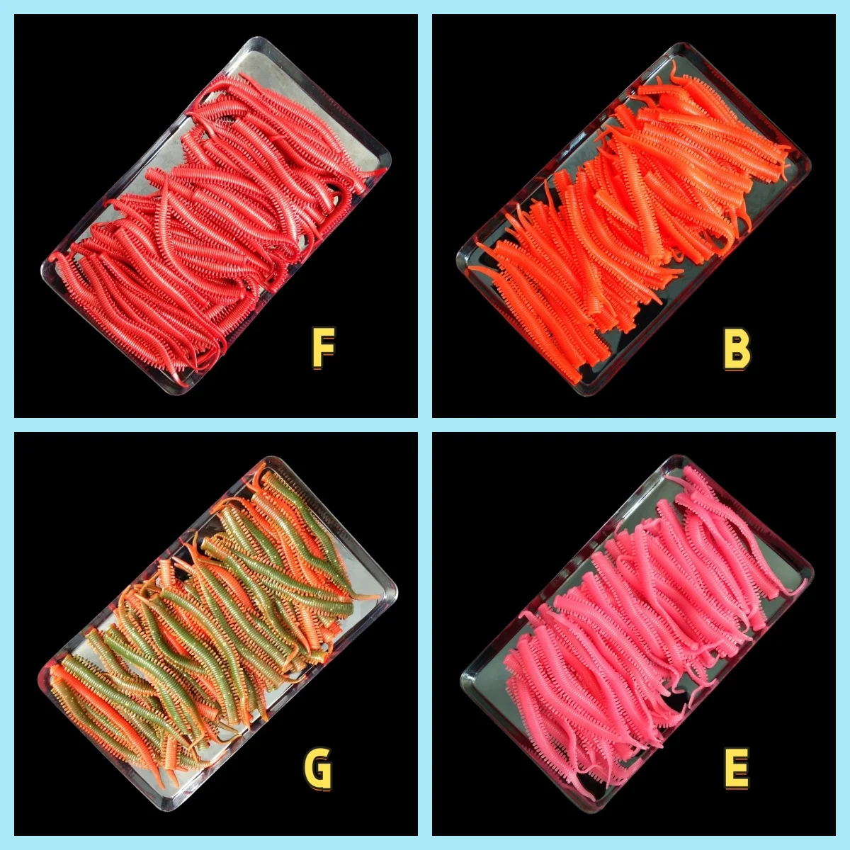 

Swolfy 200 шт. 75 мм 0,8 г Искусственные приманки для рыбалки: имитация песчаного шелкопряда, морского червя, плавающего TPR червя, красного червяка.