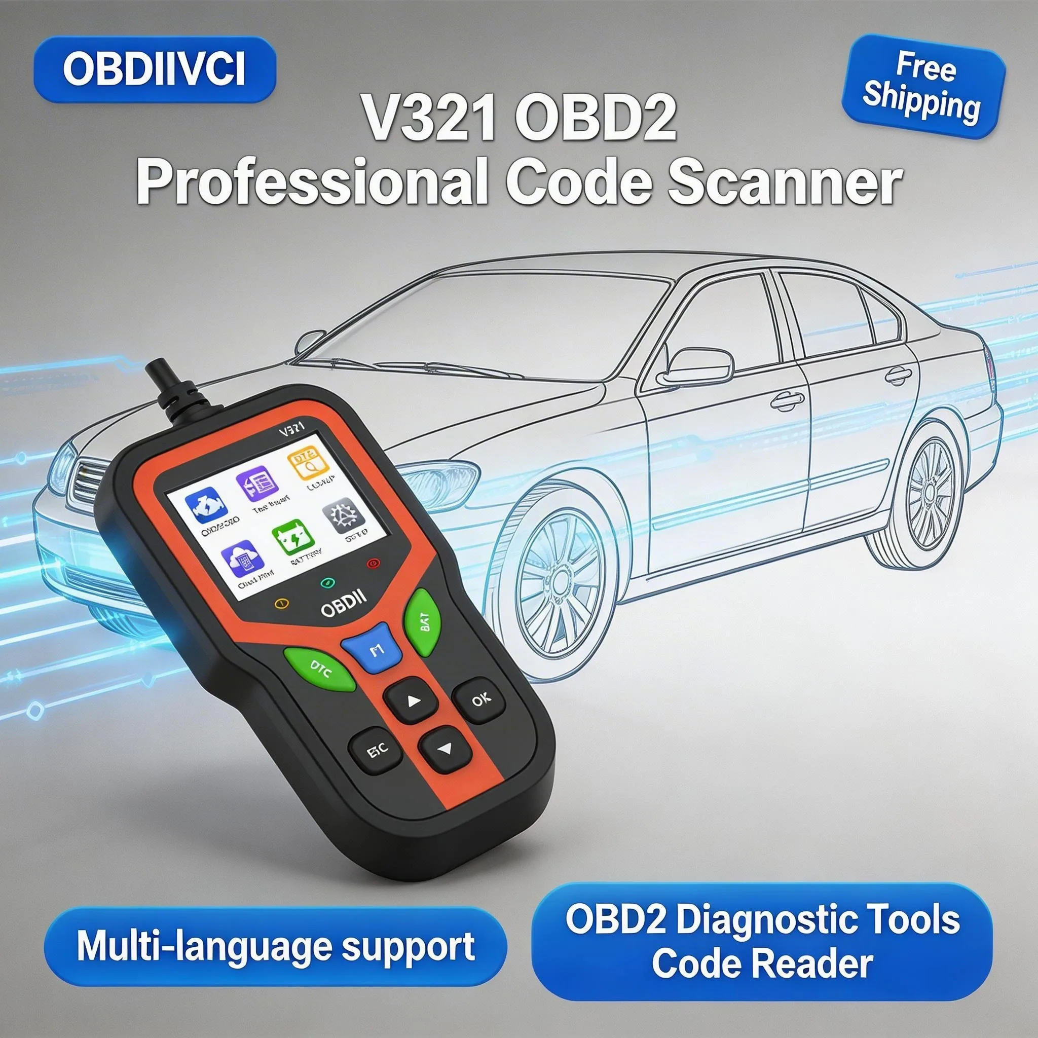 v321-obd2自動車故障診断ツールスキャナー-エンジンシステムチェック＆消去サポート-多言語対応
