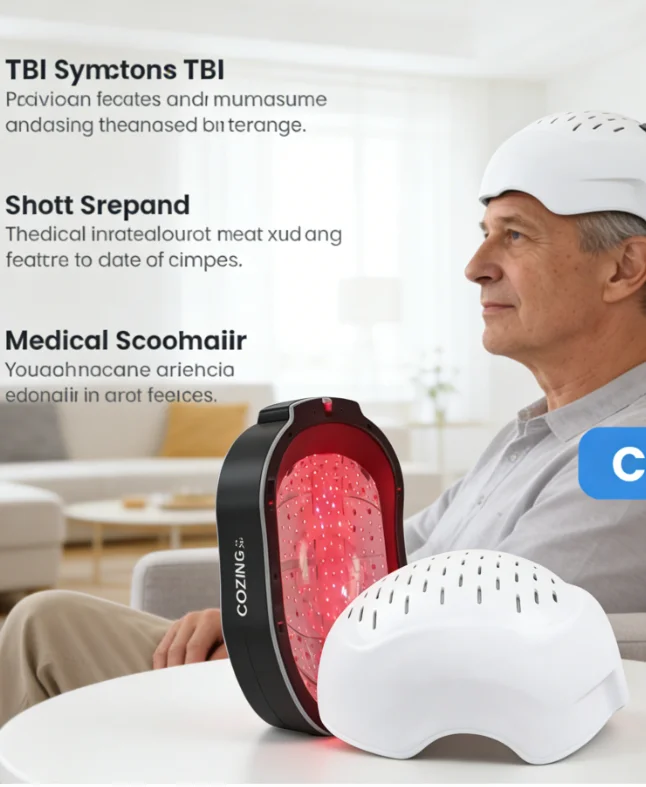Brain Fog Relief Light Therapy – COZING-C400 40Hz PBM Helmet for Mental Clarity, Focus & Cognitive Fatigue Support