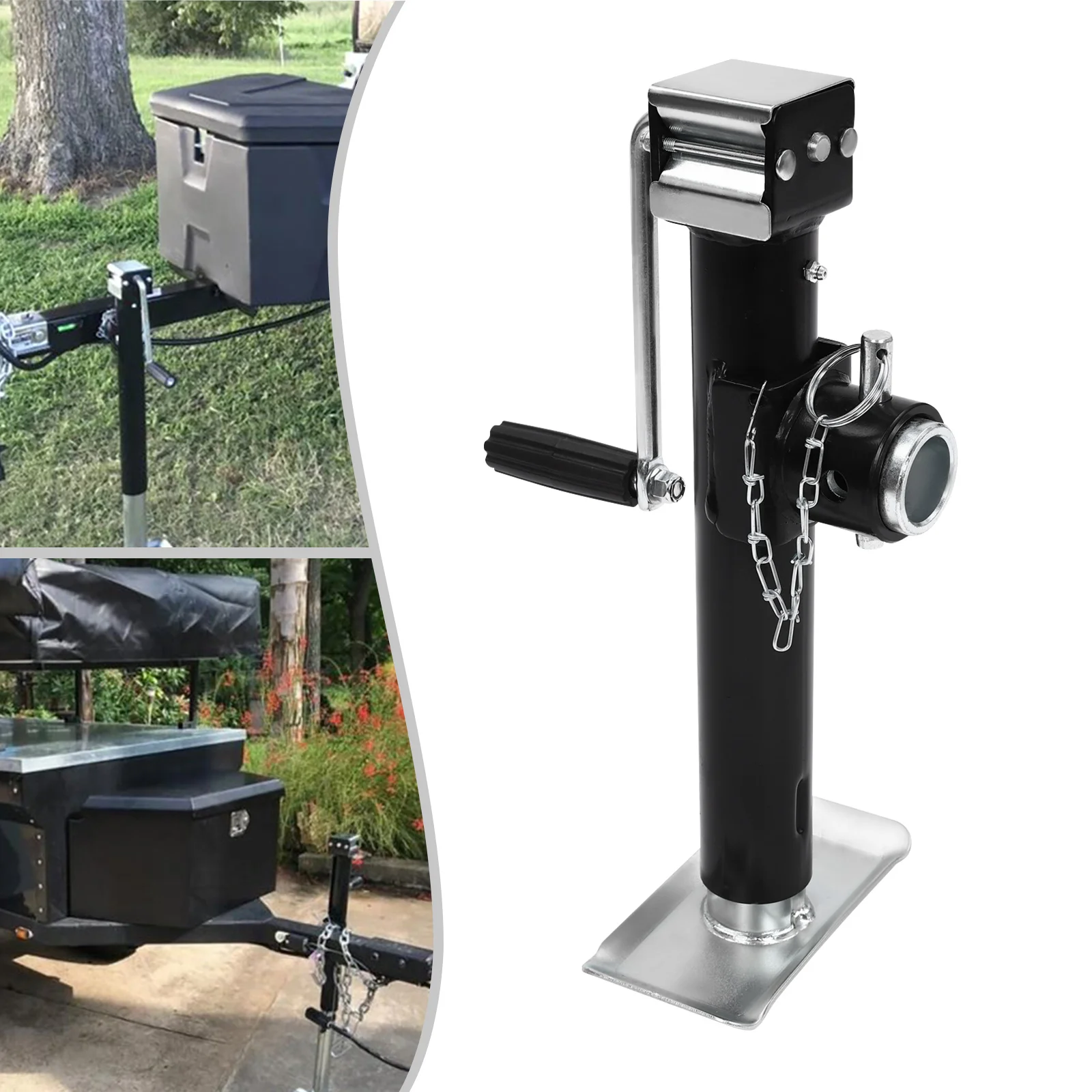 Seiten wickler Anhänger lift & Stütz heber Bein 1000kg Wagenheber mit manueller Handpumpe Anhänger