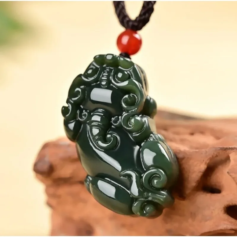 

Natural Sapphire Pixiu Pendant, Exquisite and Fashionable Ethnic Style Pendant.