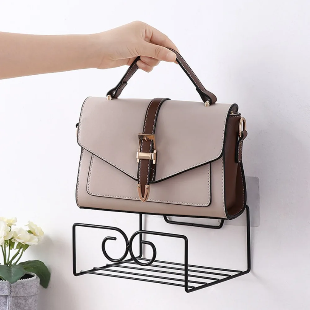 Display Handbag Organizer Stand New Useful Metal Bags Shelf Bedroom Closet Storage Bag Storage Hanging Rack