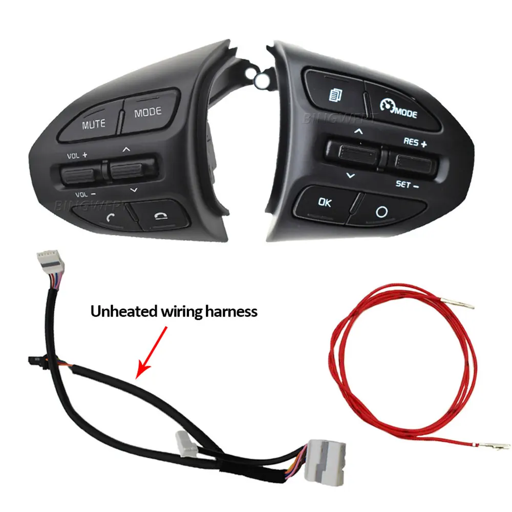 New Steering Wheel Button Remote Volume Cruise Control Switch For Kia RIO K2 Picanto 2017 2018 RIO X LINE 2017-2019