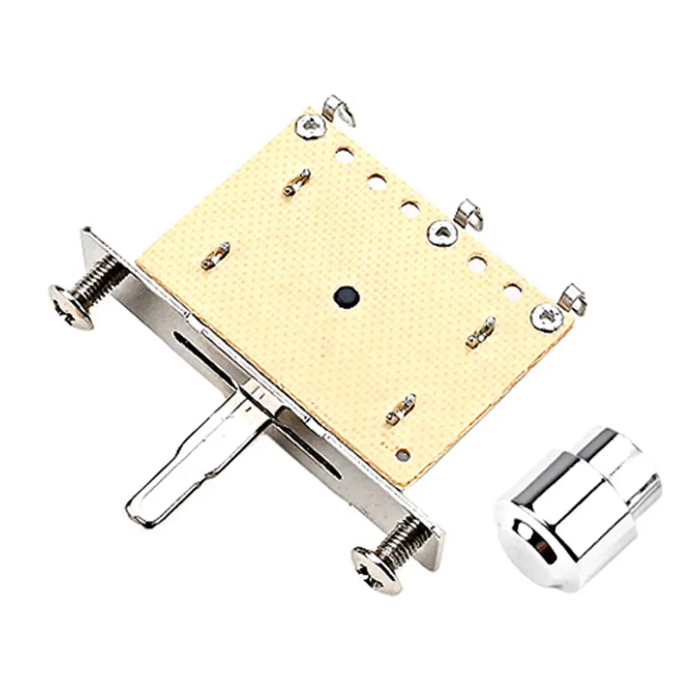 

Metal Guitar Pickup Toggle 3 Way Selector Switch for Electric Guitar Modified Potentiometer Compact Sturdy Convenient Outdoor