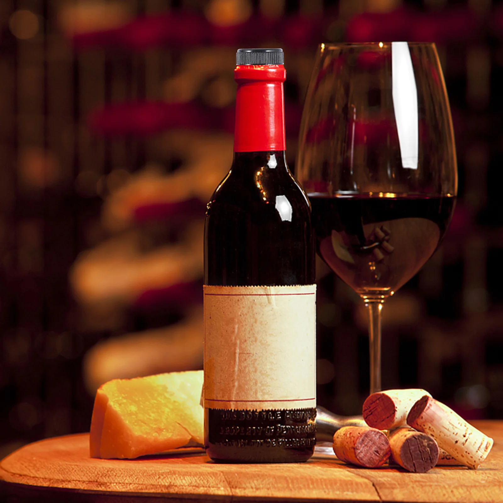 

12Pcs Wine Bottle Stoppers T-Shaped Cork Plug for Sealing Red Fruit Wine Glass Bottles Reusable Natural Cork with Plastic Top