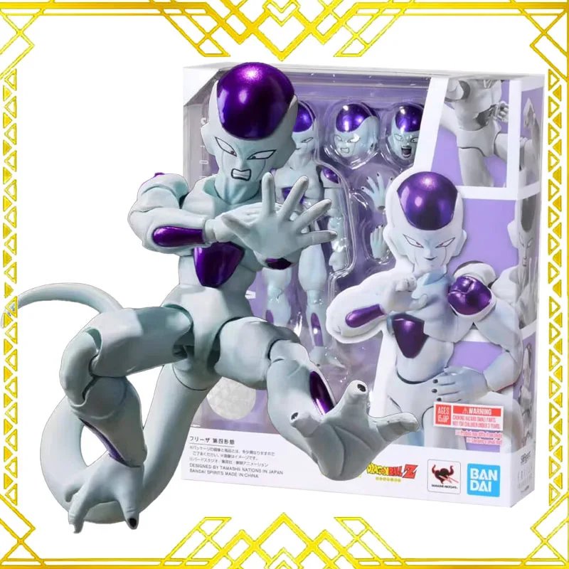 Bandai Dragon Ball SHF Frieza Final Form Doll Joints Movable Collection Model Toy Anime Fourth Form Frozen Doll