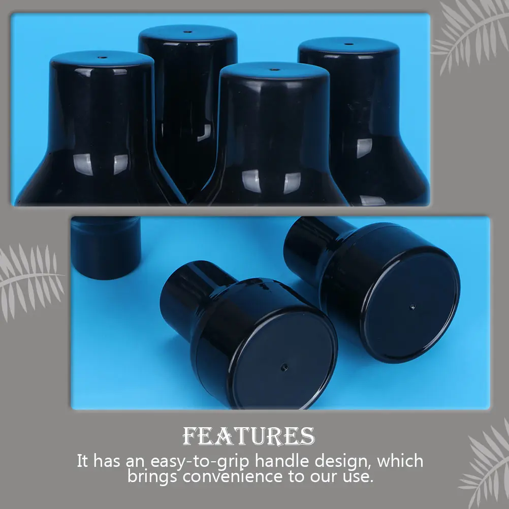 6 szt. Gąbeczek do makijażu w kształcie grzybka, gładki blendery do płynnych i kremowych produktów, łatwe uchwyty.