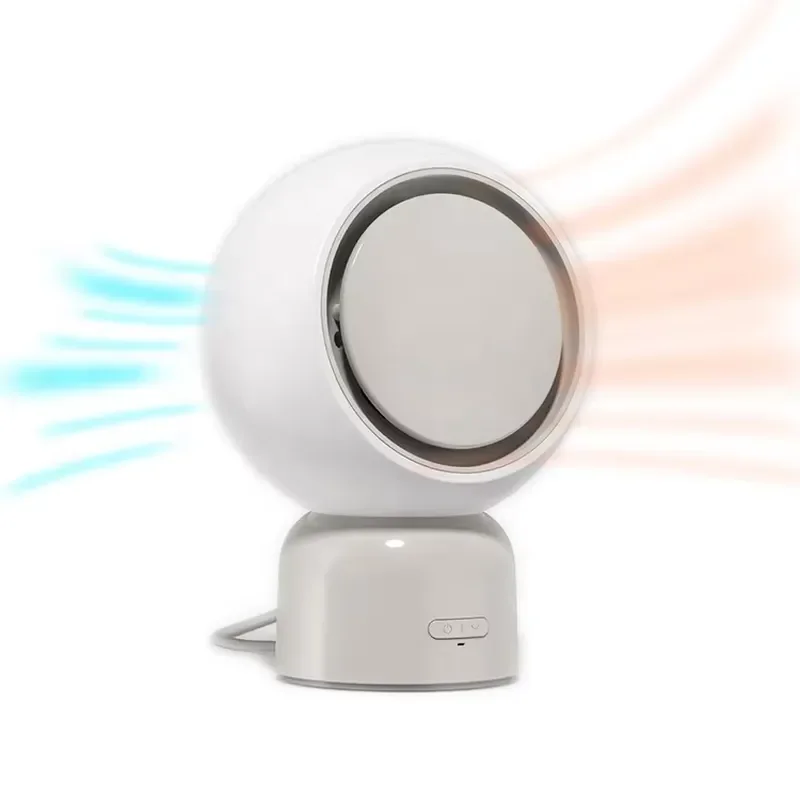 Mini Portable Fan Heaters for Home Room Office Desktop Small Winter Space Heater Oscillating Electric Heater