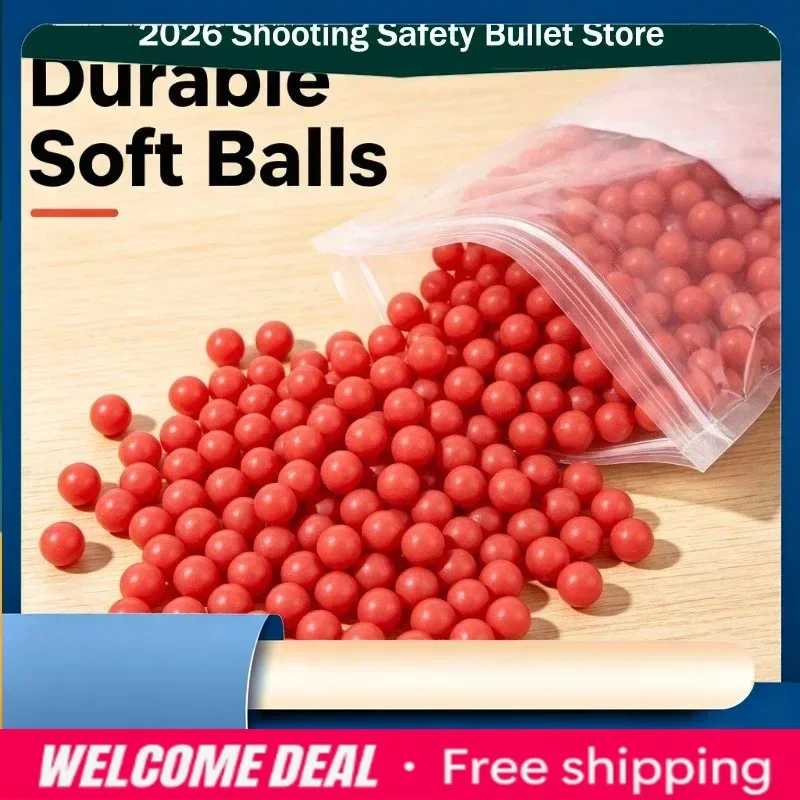 

2026 2030 For Cool Child Safe 7mm Red Round Soft Beads Wearproof Outdoor Sports Game Replacement Balls 1Bag/2Bag/3Bag/5Bag/10B