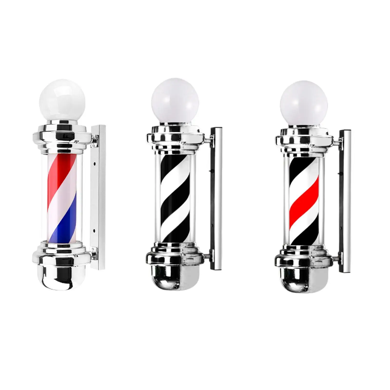 Barber Pole LED Light Hair Salon Signage Light for Outdoor Indoor Hair Salon