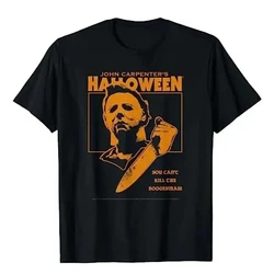 Michael Myers T Shirt uomo moda T-Shirt cotone Tshirt bambini Hip Hop top Tees Vintage Tshirt Boy Tees Halloween Tshirt Unisex