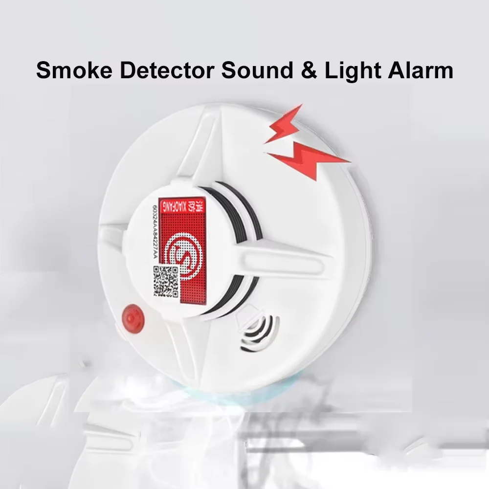 Smoke Detector Home Security Advanced Smoke Sensor Fire Alarm for Mall School Home Sensing Detector Home Security System